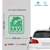 Animal Lover Sticker for Cars and Bikes